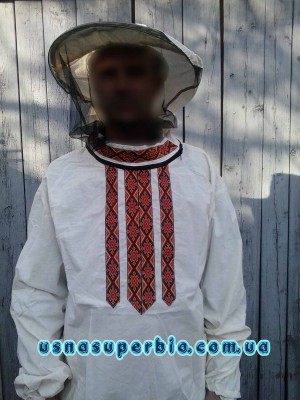 Костюм пчеловода из САРЖИ с лицевой сеткой, 52 размер